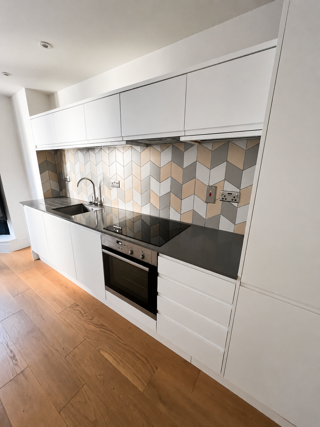 Professional cleaner completing a builders clean